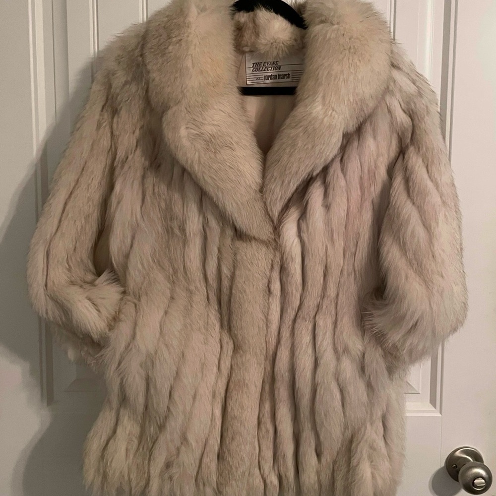 Luxurious Cream Fur Coat